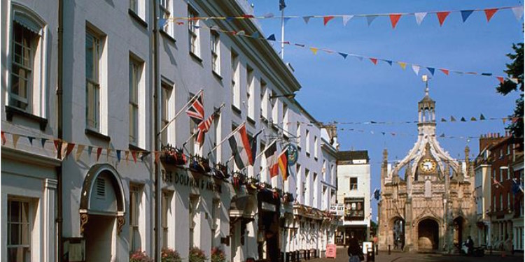 Chichester has a beautiful shopping area 